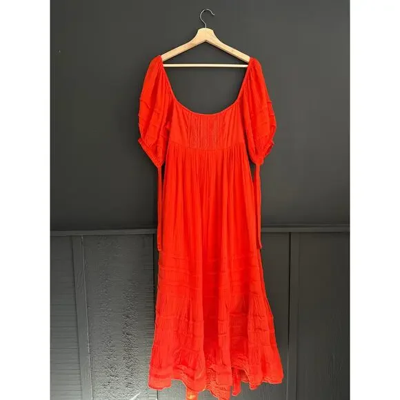 Free People Let's Be Friends Midi Dress